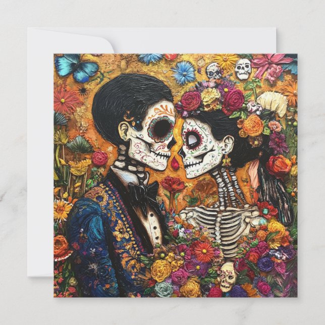 Invitación Día clásico de los muertos (Anverso)