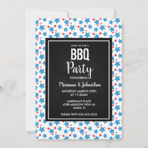 Invitación Día conmemorativo Cocinar Estrellas de parrilladas