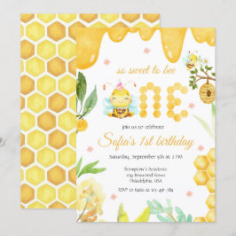 Invitación Día de Abejas Moderno