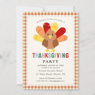 Invitación Día de Acción de Gracias 