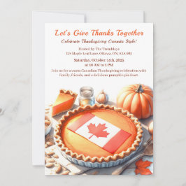 Invitación Día de Acción de Gracias Canadá | Reunión Acogedor
