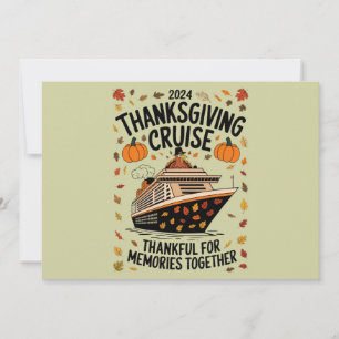 Invitación Día De Acción De Gracias Cruise 2024 Gracias Por L