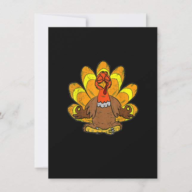 Invitación Día de Acción de Gracias del Yoga de Turquía, Nama (Anverso)