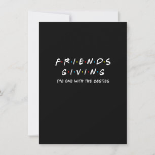 Invitación Día de Acción de Gracias entre amigos, El de las m