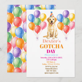Invitación Día de adopción del perro Labrador