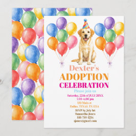 Invitación Día de adopción del perro Labrador