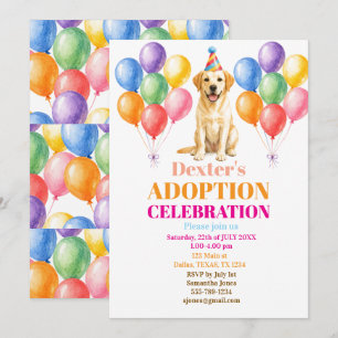 Invitación Día de adopción del perro Labrador