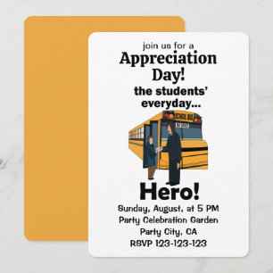 Invitación Día de Agradecimiento a los Héroes de los Estudian