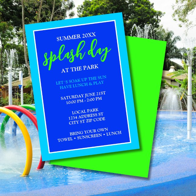 Invitación Día de aplastamiento en el evento de verano de Par (Subido por el creador)