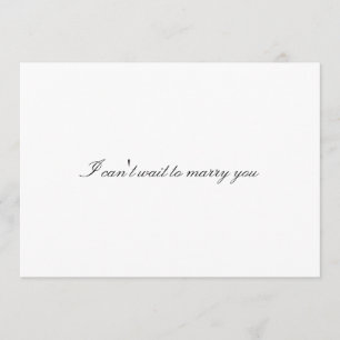 Invitación Día de boda personalizado "No puedo esperar para c