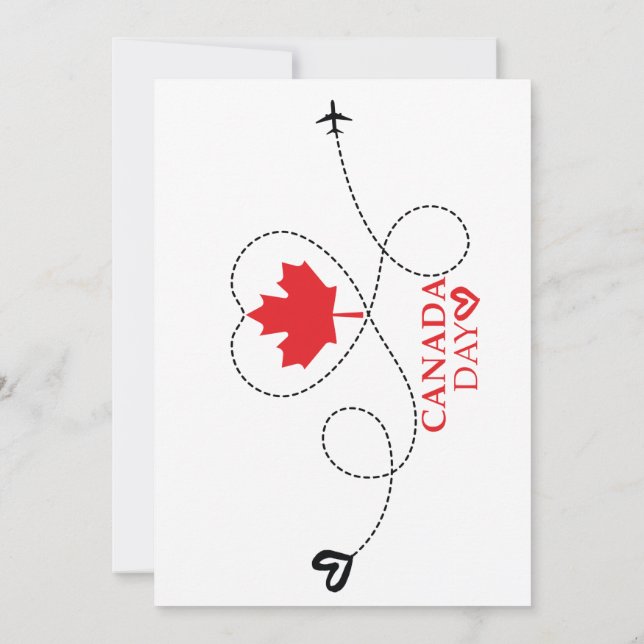 Invitación Día de Canadá (Reverso)
