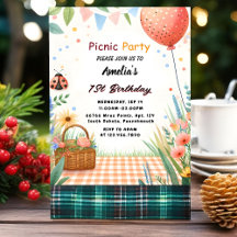 Día de Chicas Aman Bug Picnic Polka Punto 1er cump