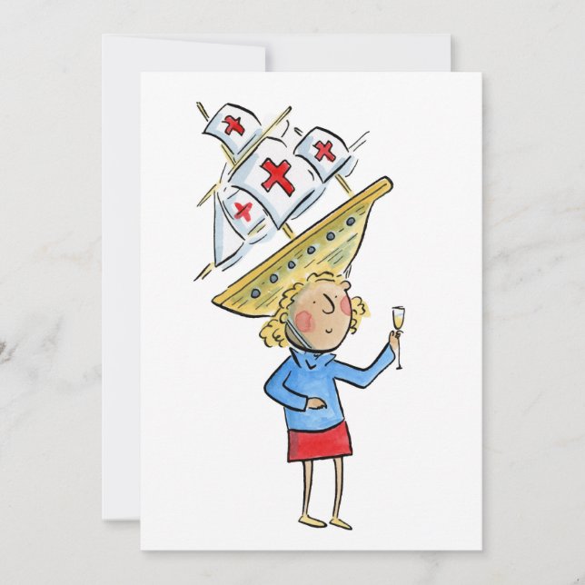 Invitación Día de Colón (Anverso)