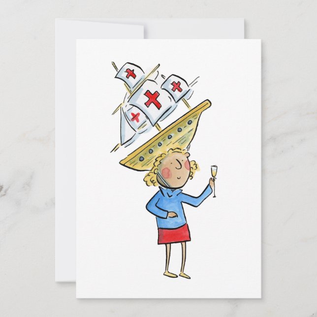 Invitación Día de Colón (Anverso)