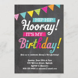 Invitación Día de cumpleaños