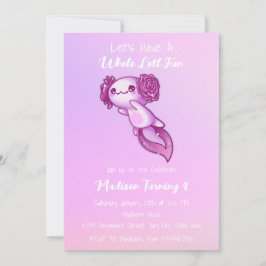 Invitación Día de cumpleaños de todo el lotl Fun Magenta Pink
