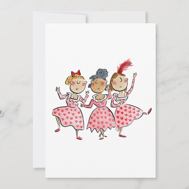 Invitación Día de Galentina (Anverso)