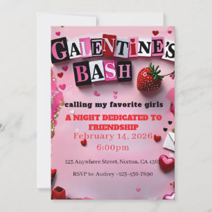 Invitación Día de Galentines del Libro de la Quema