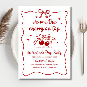 Invitación Día de Galentines, Fiesta de San Valentín, Fiesta 