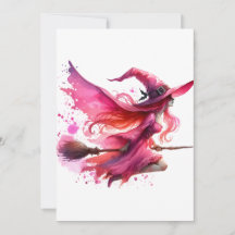 día de halloween rosa bruja