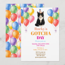 Día de la adopción del gato de esmoquin Fiesta de