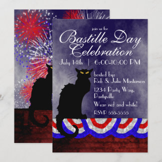Invitación Día de la Bastilla de Chat Noir