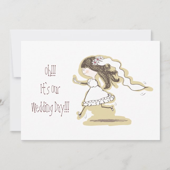 Invitación Día de la boda (Anverso)