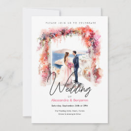 Invitación Día de la boda en acuarela | BODA