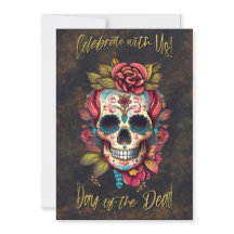 Día de la Calavera del Azúcar Floral del Inglés Mu