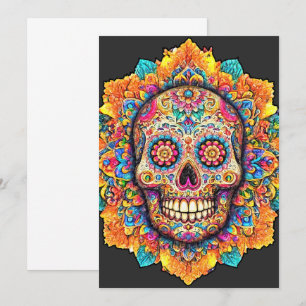 Invitación Día de la Calavera del Azúcar Muerto