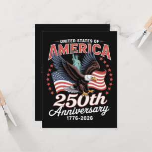 Invitación Día de la Independencia 250 Aniversario EE. UU.