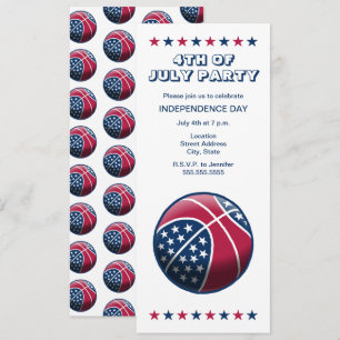 Invitación Día de la Independencia de Baloncesto