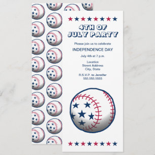 Invitación Día de la Independencia de béisbol