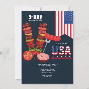 Invitación Día de la Independencia del 4 de julio