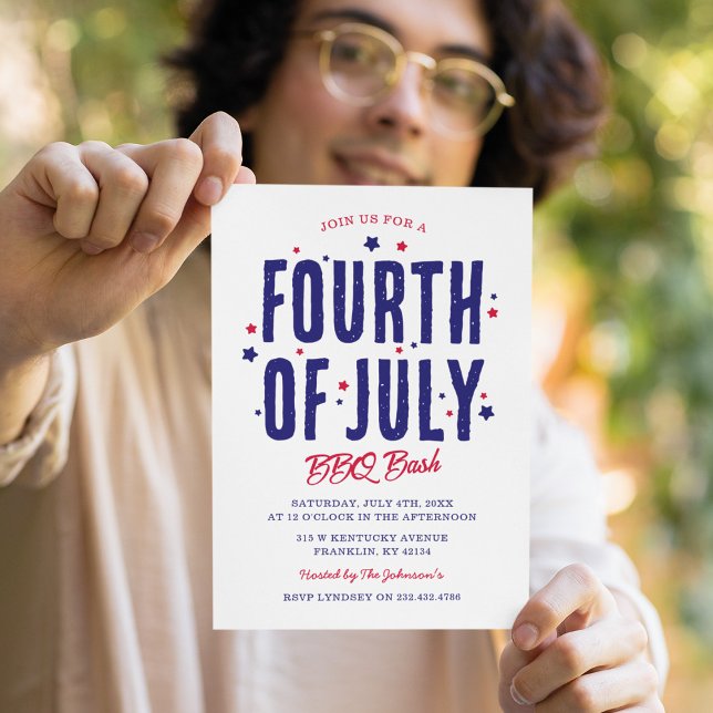 Invitación Día de la Independencia del 4 de julio BBQ (Subido por el creador)