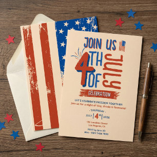 Invitación Día de la Independencia Parrillada Patriótica del 
