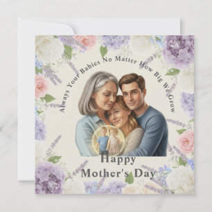 Invitación Día de la Madre con foto personalizada
