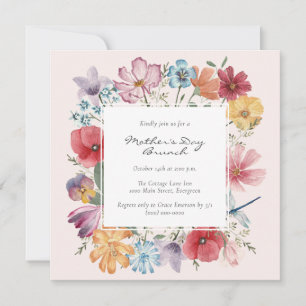 Invitación Día de la Madre Floral