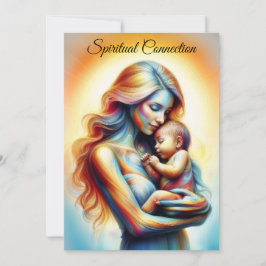 Invitación Día de la Madre la maternidad ama el dulce aura pa