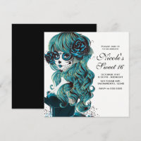 Día de la Muerte Hermosa Calavera de Azúcar Dulce