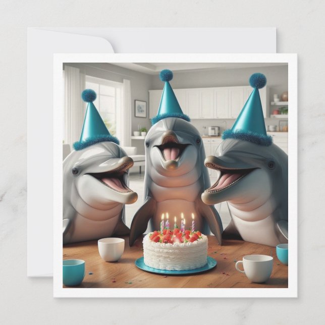 Invitación Día de la playa, fiesta de cumpleaños en la playa, (Anverso)