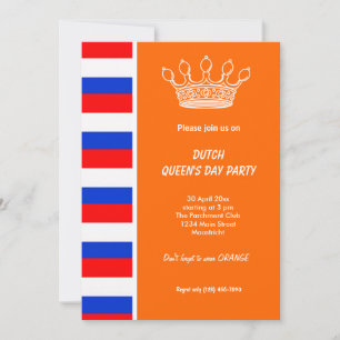 Invitación Día de la Reina Holandesa (Koninginnedag)