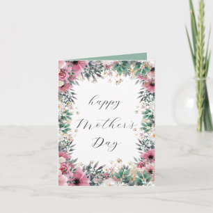 Invitación Día de las Madres de las Acuarelas