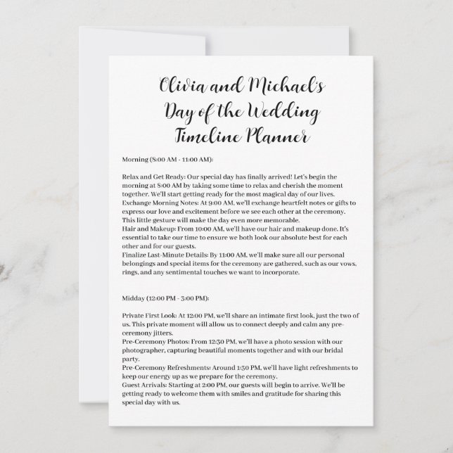 Invitación Día de las Parejas Cronológicas Bodas (Anverso)