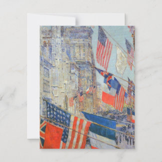 Invitación Día de los Aliados, mayo de 1917 por Childe Hassam