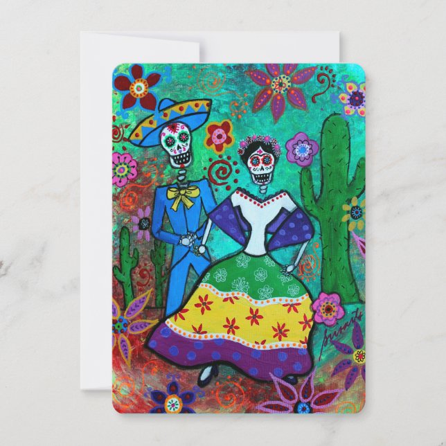 INVITACIÓN DÍA DE LOS MUERTOS (Anverso)