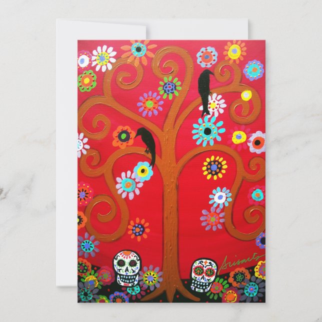 INVITACIÓN DÍA DE LOS MUERTOS (Anverso)