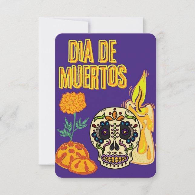 INVITACIÓN DIA DE LOS MUERTOS (Anverso)