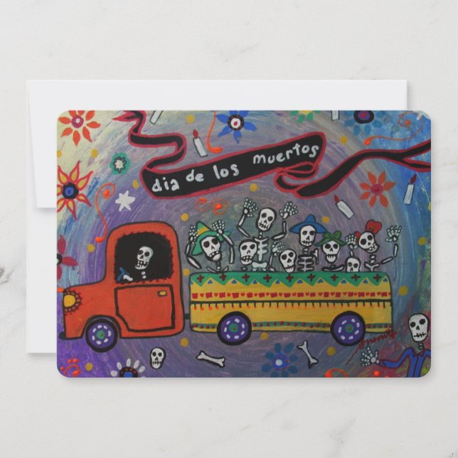 INVITACIÓN DÍA DE LOS MUERTOS (Anverso)