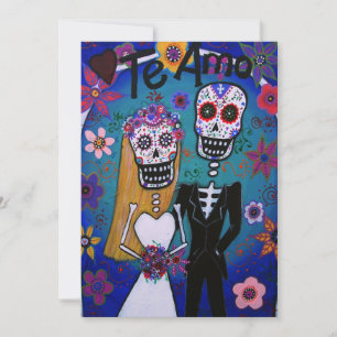 INVITACIÓN DIA DE LOS MUERTOS BODA
